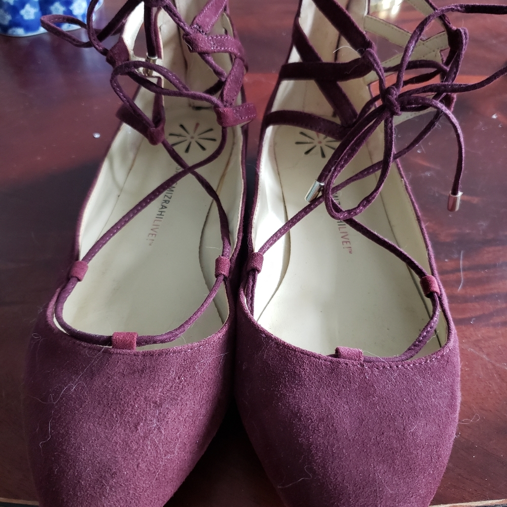 ISAAC MIZRAHI GLADIATOR SHOES